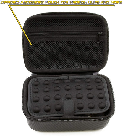 Instant Thermometer Case Compatible with Weber iGrill Mini, iGrill 2, iGrill 3 and more with Probe Storage and Accessories - EVA Case Only