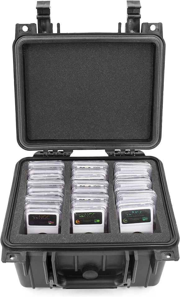 CASEMATIX Coin Case Fits 30+ Coin Holder Capsules for Silver Dollar,  American Silver Eagle and More …See more CASEMATIX Coin Case Fits 30+ Coin  Holder