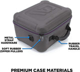 CASEMATIX Hard Shell Travel Case Compatible with Oculus Quest 2 - Protective Oculus Quest 2 Case with Impact-Absorbing Foam and Shoulder Strap