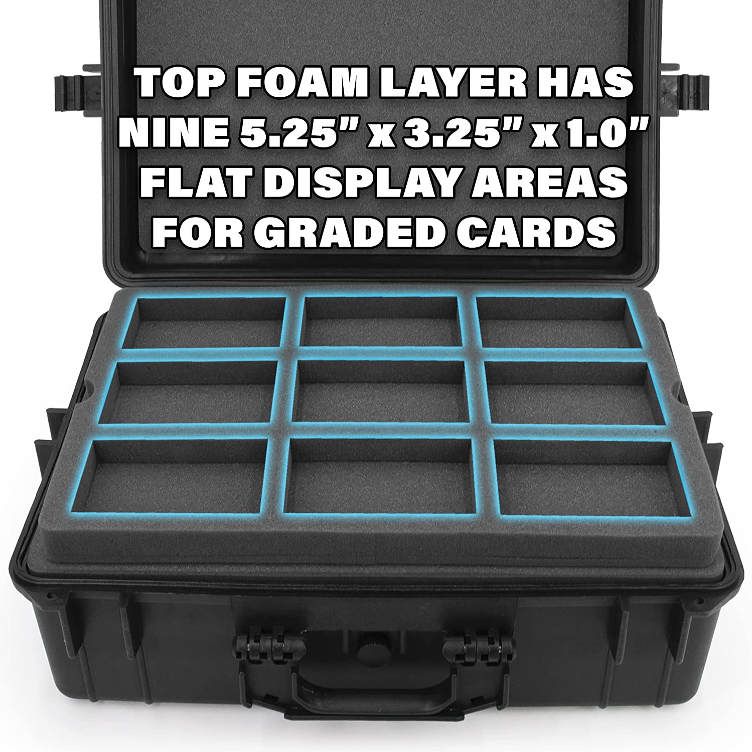 CASEMATIX XL Graded Card Case Compatible with 160+ BGS PSA FGS