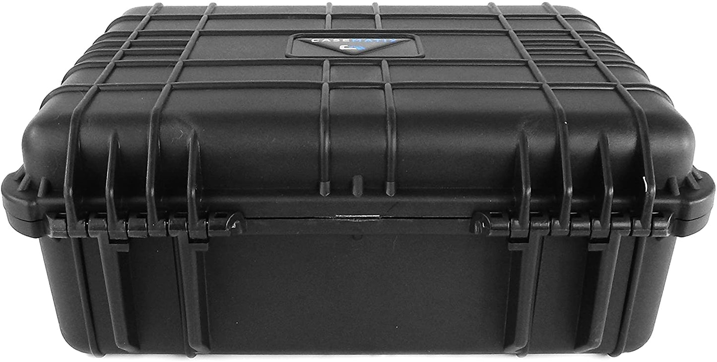Waterproof Travel Case Compatible with Polaroid Lab Printer and Accessories - Hard Shell Case with Customizable Foam and Carry Handle