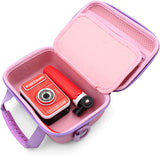 CASEMATIX Toy Camera Case Compatible with VTech Kidizoom Creator Cam Video Camera and Accessories, Includes Pink Case Only