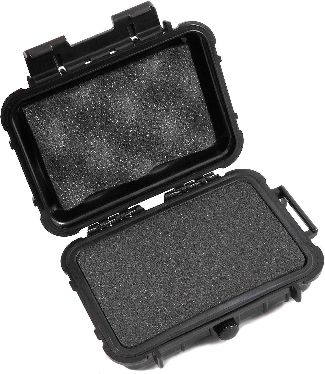 Waterproof Travel Case Compatible with 2 Ledger Nano S Crypto Hardware Wallets - IP67 Airtight Protection with Customizable Diced Foam