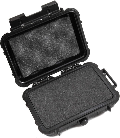 Waterproof Travel Case Compatible with 2 Ledger Nano S Crypto Hardware Wallets - IP67 Airtight Protection with Customizable Diced Foam