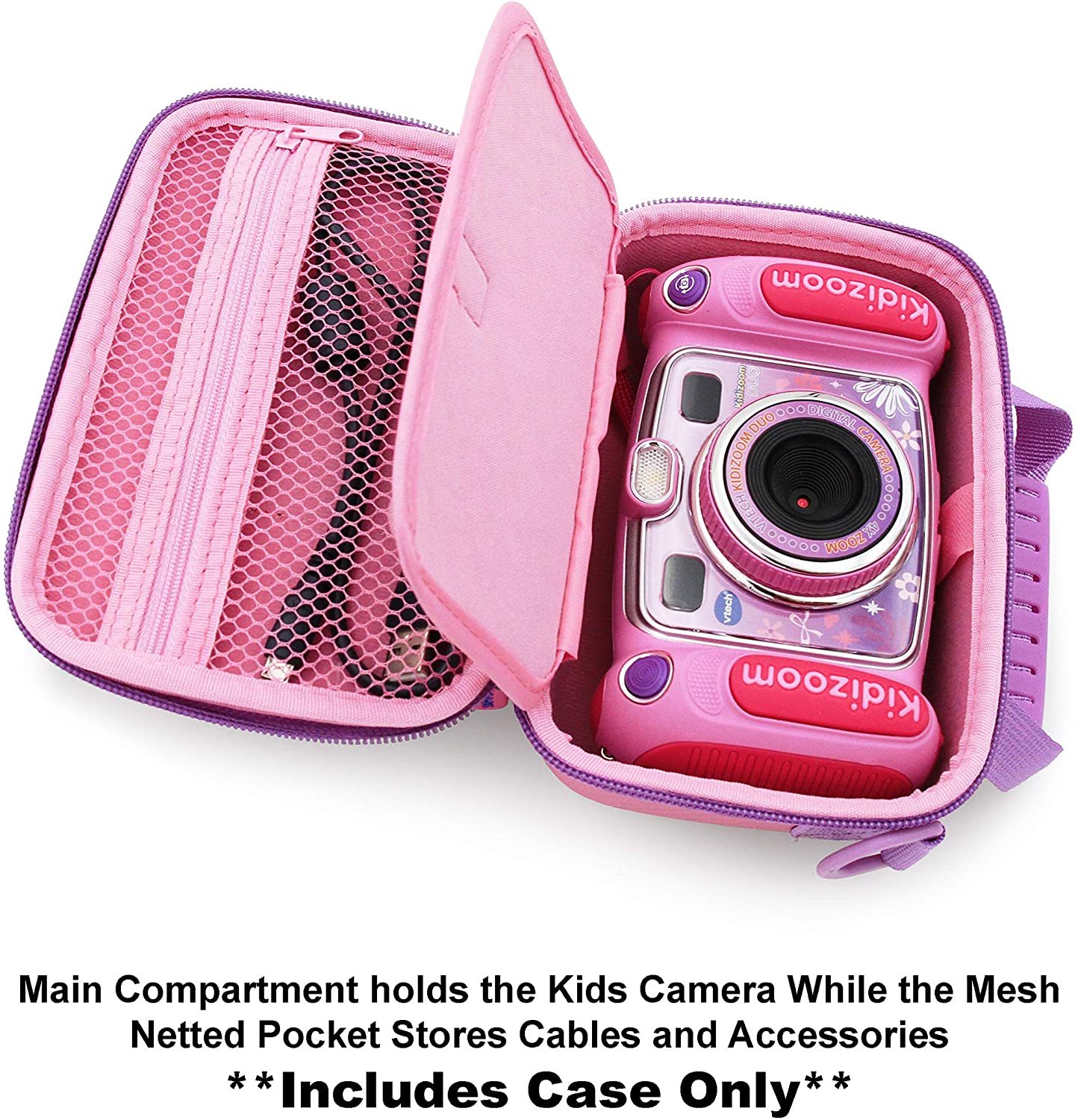 CASEMATIX Kidcase Camera Case for Vtech Kidizoom Camera Pix and Duo Selfie Camera by Includes Case Only Blue