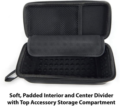 Hard Shell EVA Travel Case Compatible with Pictionary Air Game and Toy Air Pen & 4 Card Decks with Padded Divider & Wrist Strap
