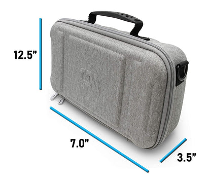 Hair Clipper Case Holds Three Electric Clippers, Hair Buzzers, Trimmers, T-finishers - Case For Barbers, Stylist and Hair Accessories