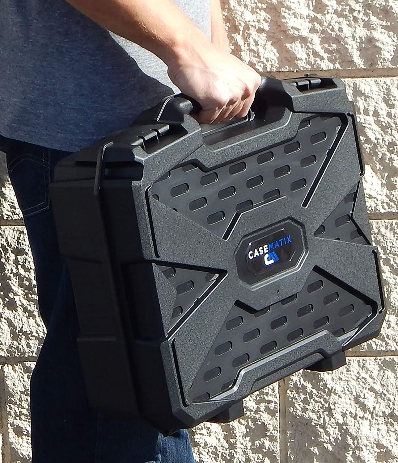 Xbox One X Travel Case - Hard Shell Carrying Case with Custom Foam for Console, Controller & Accessories