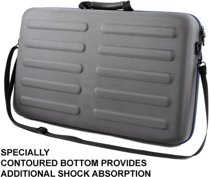 Protective Studio Case Compatible with Numark NVii Dj Controller, Numark NV/NV2 Serato DJ Controllers - Hard Shell EVA Protection with Shoulder Strap