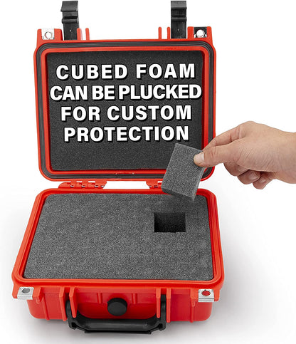 Graded Coin Case Compatible with 40+ PCGS or NGC Coin Slabs, Waterproof Coin Storage Box with Customizable Foam Will Fit Most Coin Holders