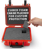 CASEMATIX Medicine Lock Box Case with Customizable Foam - Lockable Medicine Box and Airtight Medicine Storage with Crushproof Hard Shell