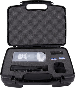 CASEMATIX Recorder Travel Case Compatible with Zoom DAT Recorder, H1, H2N, H5, H4N, H6, F8, Q8 Handy Music Recorders, Charger, Tripod Adapter & More