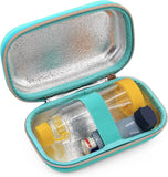 CASEMATIX Turquoise Inhaler Case for Travel, Includes Case Only