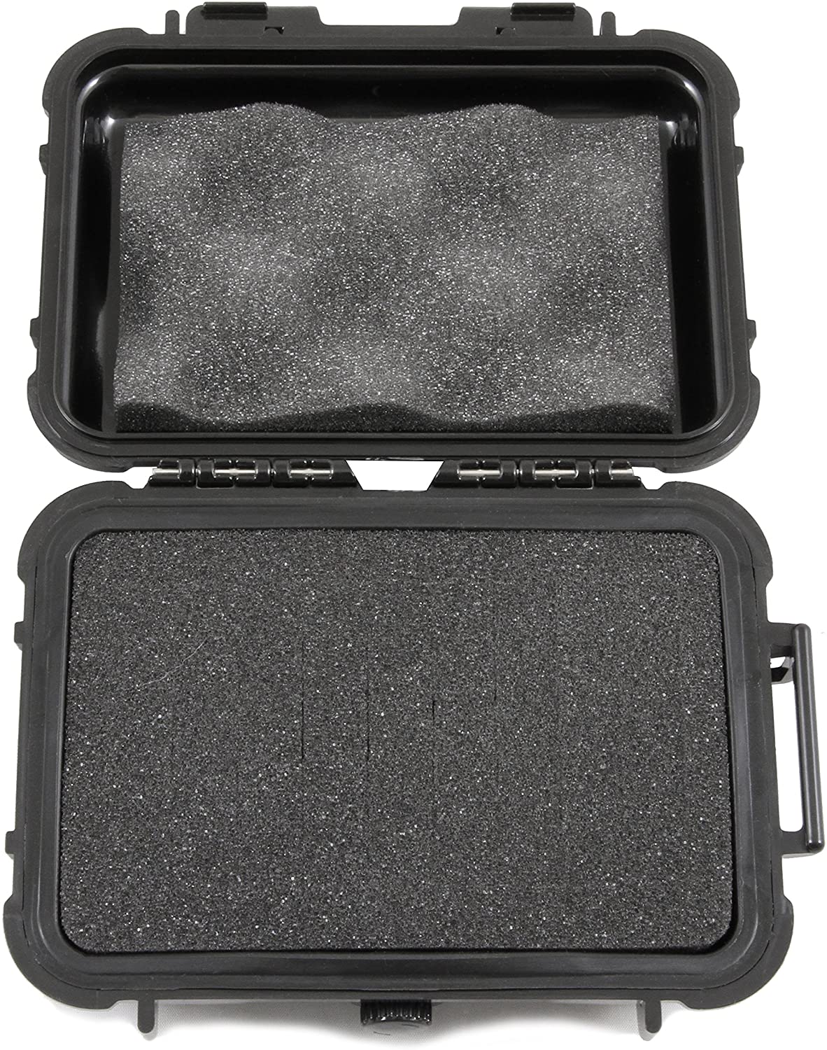 Waterproof Travel Case Compatible with 2 Ledger Nano S Crypto Hardware Wallets - IP67 Airtight Protection with Customizable Diced Foam