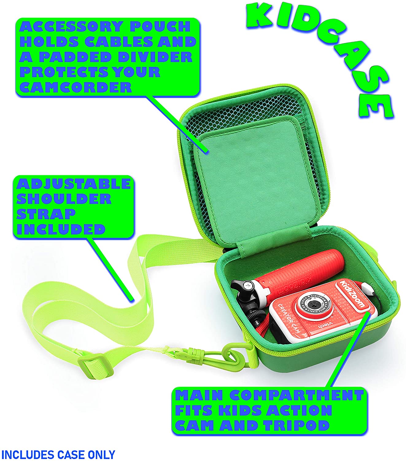 Toy Camera Case Compatible with VTech Kidizoom Creator Cam Video Camera and Kidizoom Vtech Camera Accessories, Includes Case Only