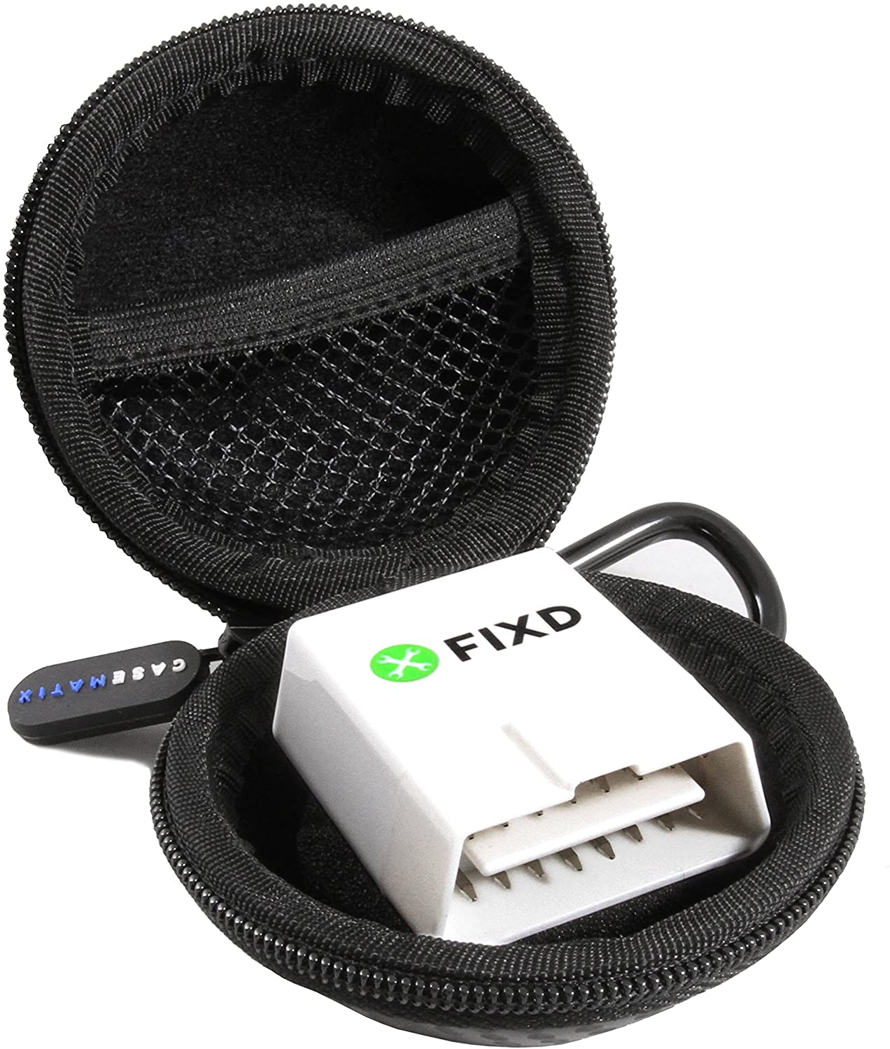 CASEMATIX OBD Carry Case Compatible with FIXD OBD2 Bluetooth Car