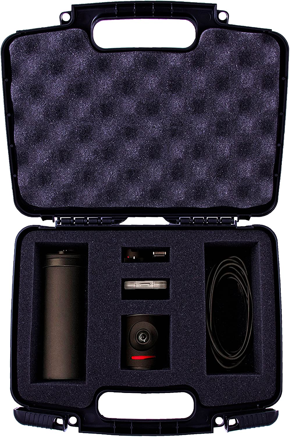 Hard Shell Case for Mevo Plus Compatible with Mevo Live Event Camera, Boost, Cables, Tripod & Accessories – Custom Padded Case Only