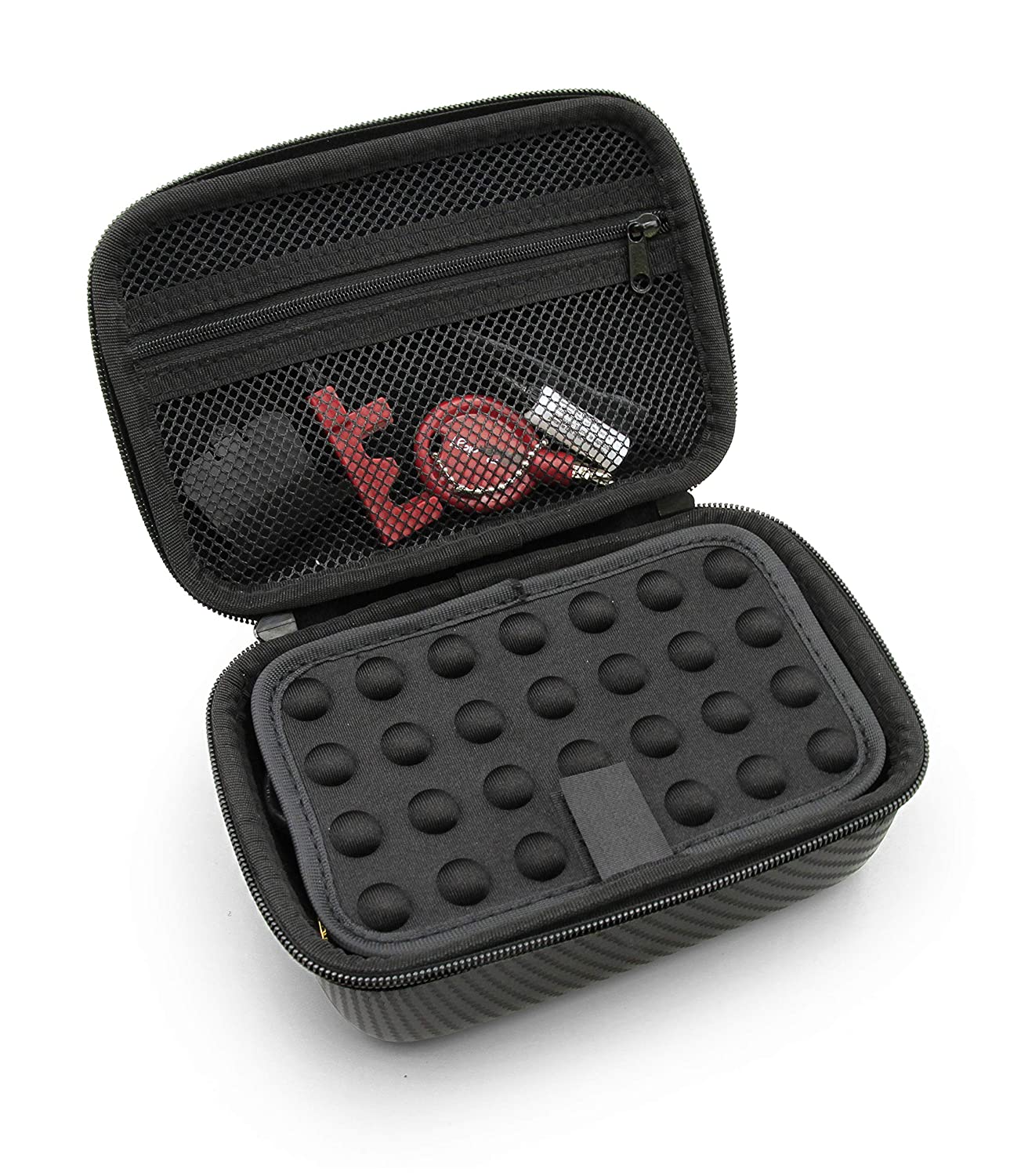 Trimmer Case compatible with Babyliss Pro Clippers & Cordless Accessories - Hard Shell Travel Case with Padded Divider, Wrist Strap Included