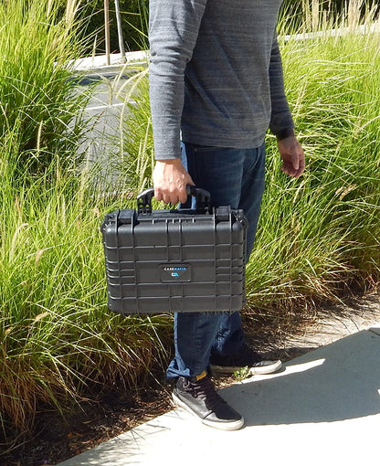 Waterproof Mini Drone Carry Case with Customizable Foam Compatible with Yuneec Breeze Drone and Camera and Keep Accessories Organized