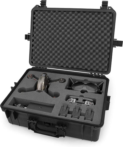 Hard Carrying Case Compatible with DJI FPV Combo Drone and Accessories – Includes Drone Waterproof Hard Case with Foam Only