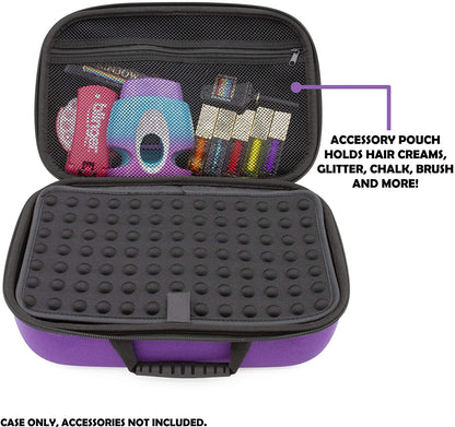 Doll Travel Case Compatible with Rainbow High Dolls and Rainbow Surprise Hair Studio - Protective Carrier with Handle for Dolls