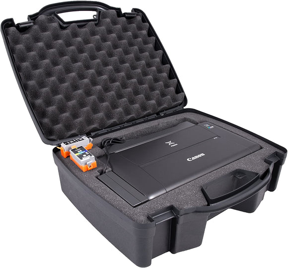 CASEMATIX Travel Case Compatible with Canon Pixma iP110 Wireless Mobile Printer and Accessories