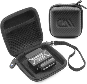 CASEMATIX Car and Auto Mini Carry Case Compatible with BlueDriver Bluetooth Professional OBDII OBD2 Scan Tool Monitor