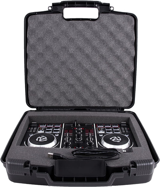 Protective DJ Controller Carry Case Compatible with Numark Party Mix Starter Mixer in Padded Foam Interior with Hard Shell Exterior