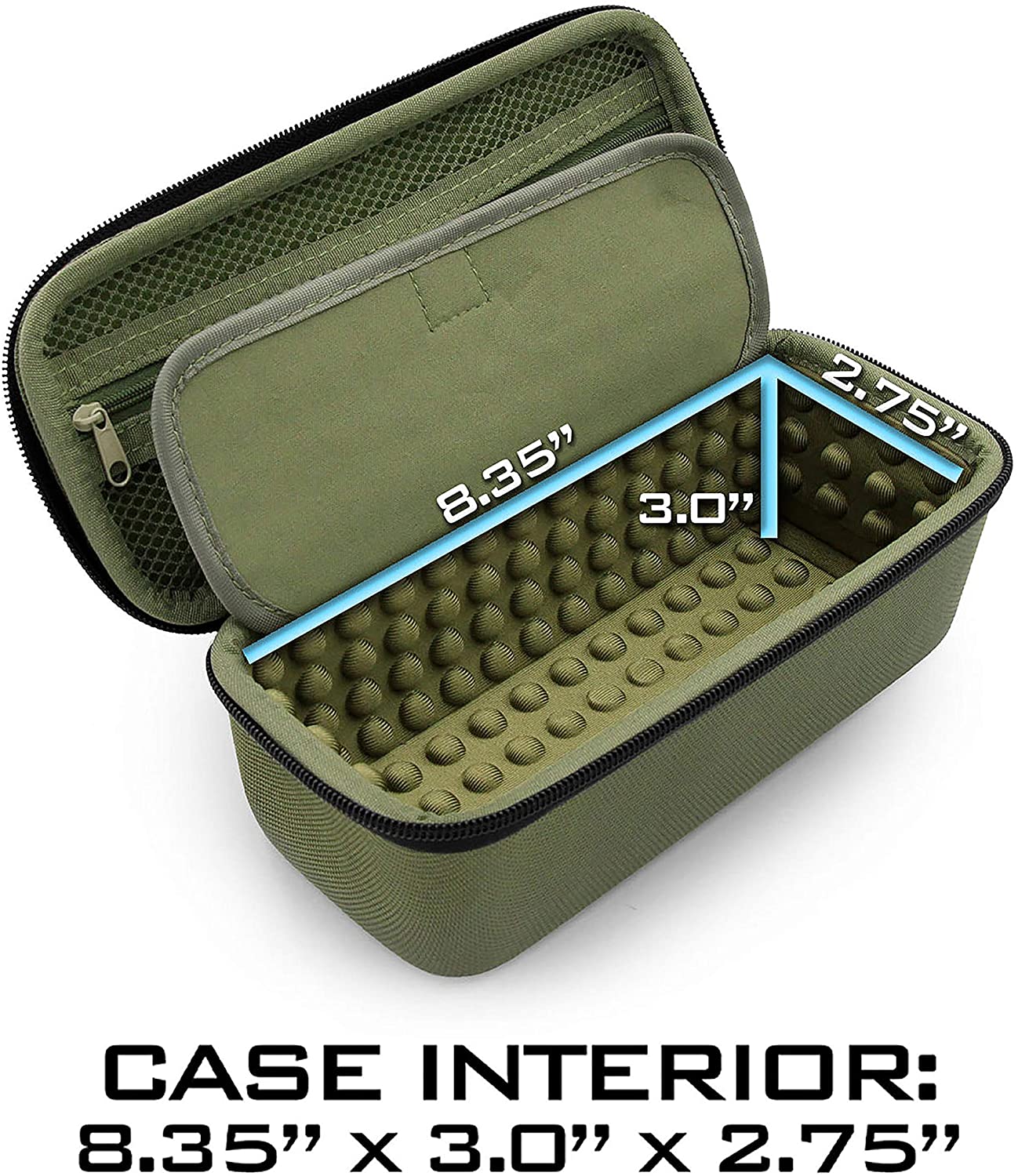 Carry Case Compatible with Bose Soundlink Flex Bluetooth Speaker and Charge Cable, Includes Clip On Carabiner and Rugged Exterior