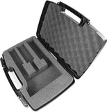 CASEMATIX Barber Case Compatible with Clipper, Trimmer, Finisher - Barber Bag for Stylist Holds Oster Classic 76, Wahl, Andis and Other Accessories