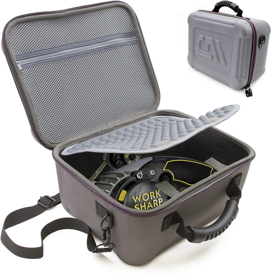 Travel Case Compatible with Work Sharp Knife & Tool Sharpener Ken Onion Edition - Protective Carrier with Shoulder Strap