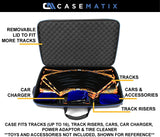 CASEMATIX Garage Box Case Compatible with Anki Overdrive Starter Kit Tracks and Expansion Tracks, Supercars, Charging System