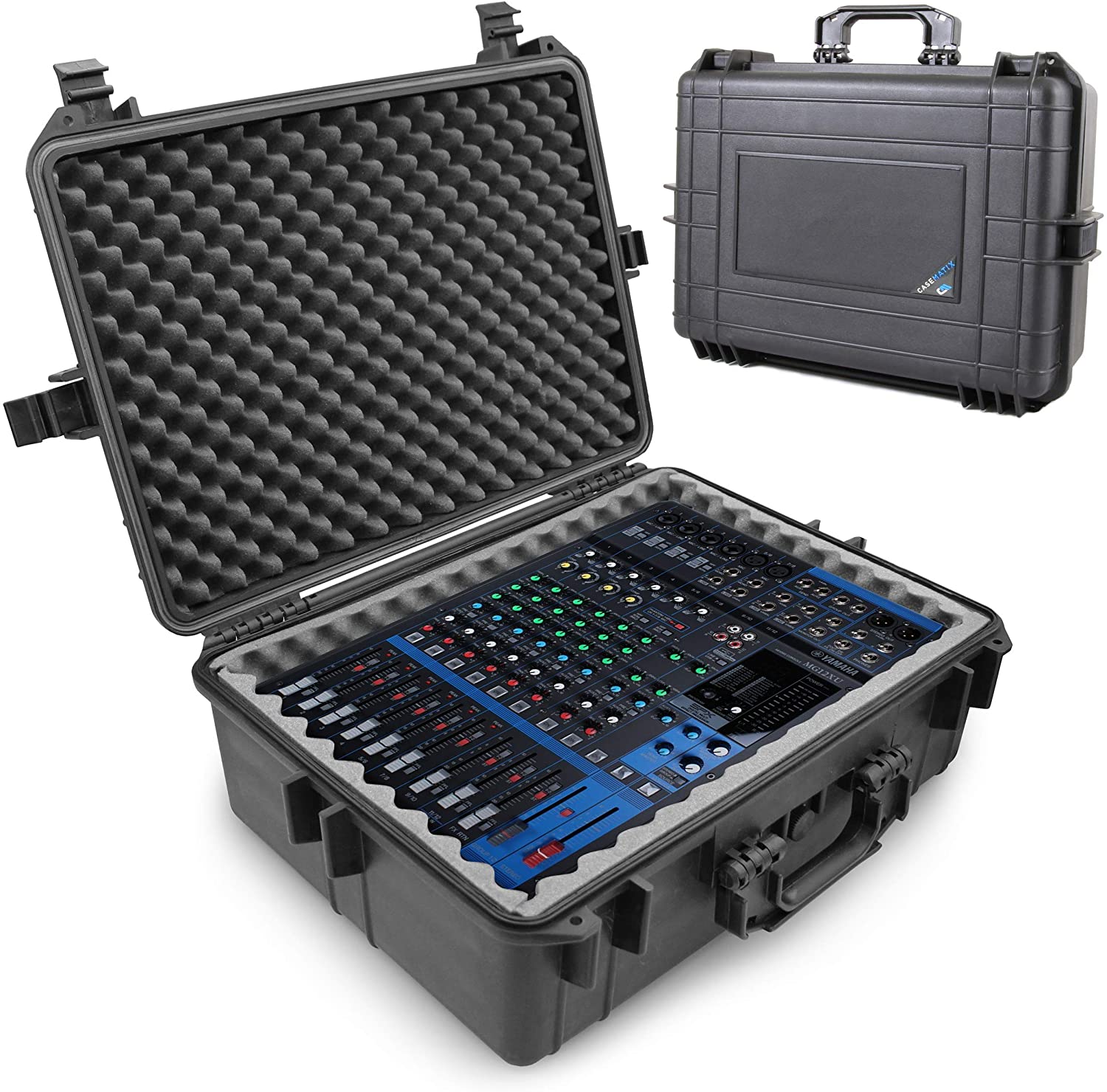 CASEMATIX Waterproof Audio Mixer Case Compatible with Yamaha