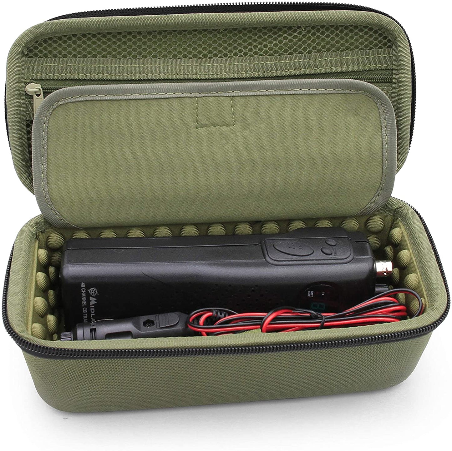 CB Radio Case Compatible with Portable Radios by Midland 2 Way Radio, Cobra Handheld CB Radios, Uniden Handheld CB Radio and More