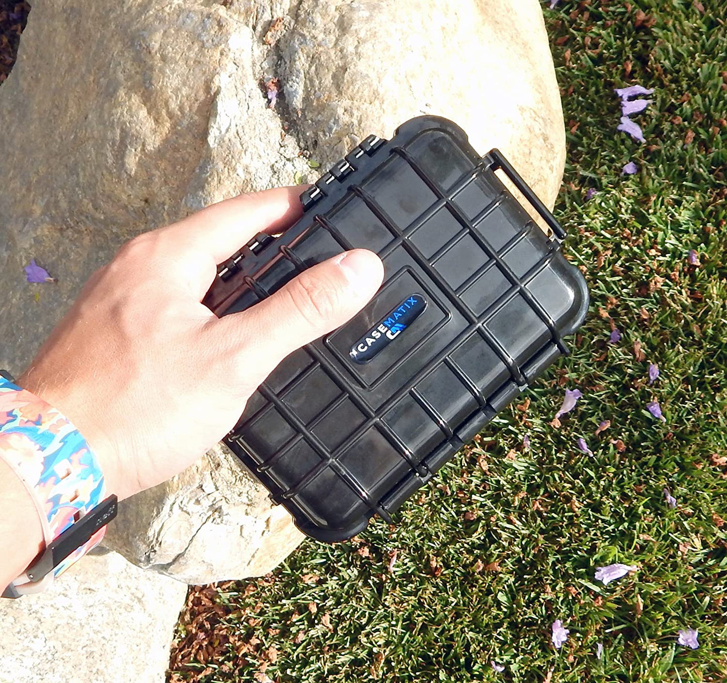 Waterproof Case Compatible with Crucial X8 Portable SSD 1TB/500GB - Composite Plastic Protection with Pressure Valve - Case Only