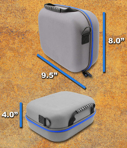 Airbrush Storage Case for Mini Air Compressor & Paint Kit - Hard Shell EVA Protection with Foam Lining & Shoulder Strap - Case Only
