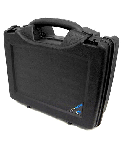 16" Hard Travel Case with Padlock Rings and Customizable Foam - Fits Accessories up to 14" x 9" x 4"