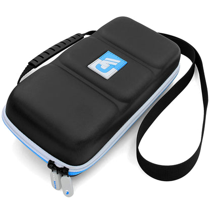 Travel Case Compatible with Nintendo Switch OLED Model with 12 Game Slots, Non-Scratch Divider for Screen Protection, Accessory Storage