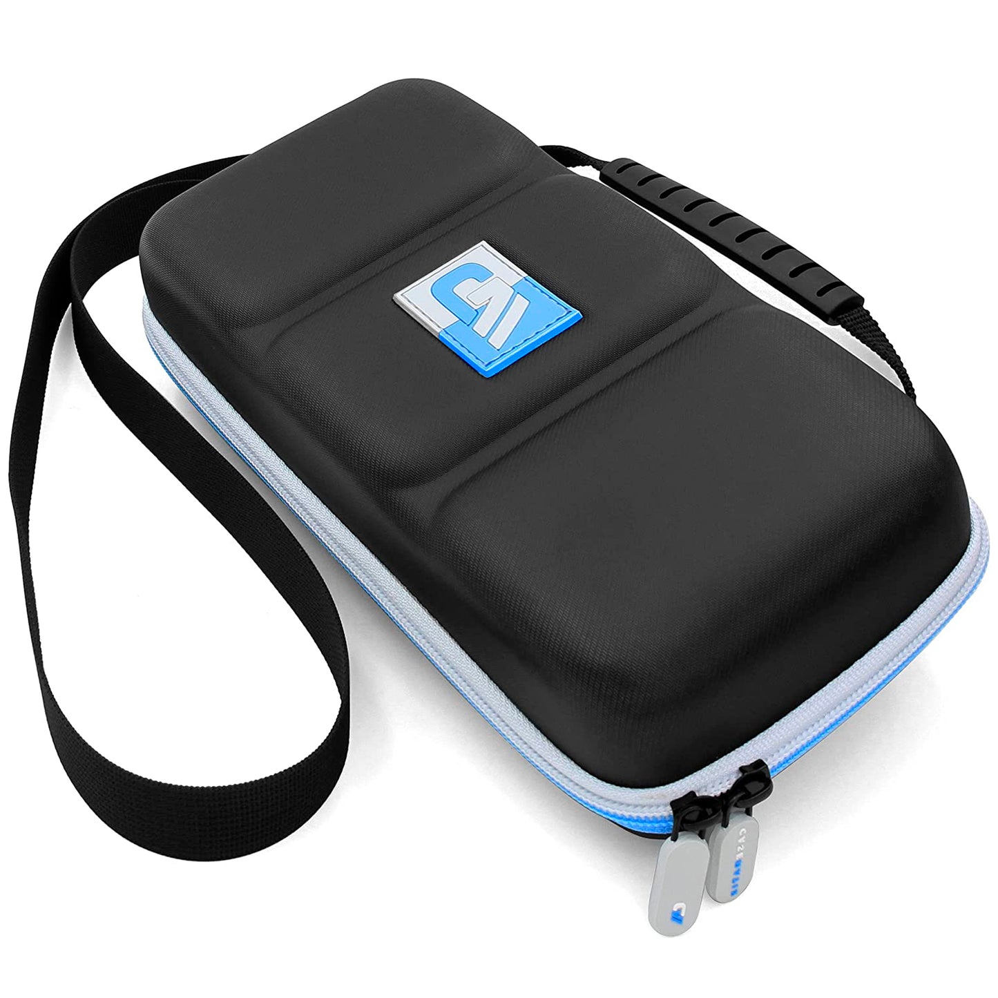 Travel Case Compatible with Nintendo Switch OLED Model with 12 Game Slots, Non-Scratch Divider for Screen Protection, Accessory Storage