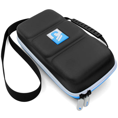 Travel Case Compatible with Nintendo Switch OLED Model with 12 Game Slots, Non-Scratch Divider for Screen Protection, Accessory Storage