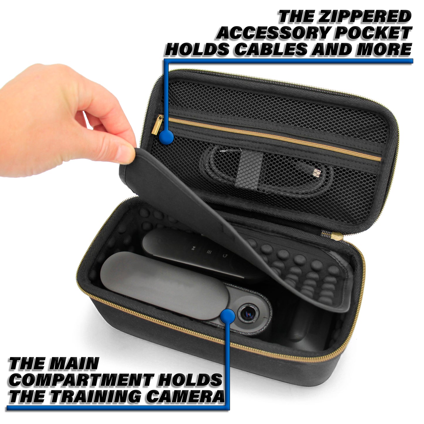 Travel Case Compatible With Peloton Guide Camera Workout Tracker and Peleton Accessories, Protects Smart Trainer, Cables, Remote and Mount