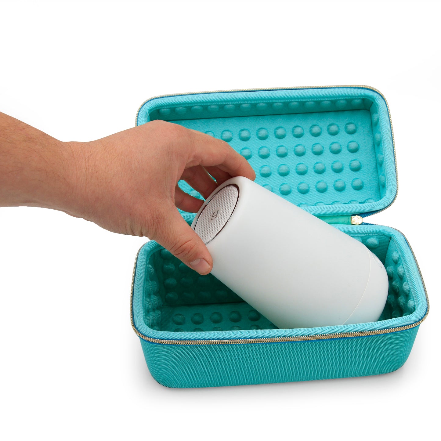 Travel Case Compatible with Hatch Rest Plus Sound Machine Night Light Portable Dream Machine - Includes Turquoise Carry Case Only
