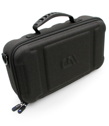 12.75" Hard Shell EVA Travel Case with Shoulder Strap and Padded Divider - Fits Accessories up to 11.5" x 5.5" x 2"