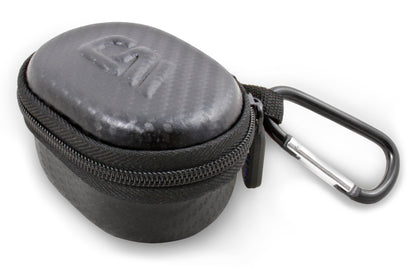 3.25" Hard Shell EVA Travel Case with Carabiner Clip - Fits Accessories up to 3" x 1.75" x 1.5"