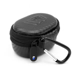 CASEMATIX 3.25" Hard Shell EVA Travel Case with Carabiner Clip - Fits Accessories up to 3" x 1.75" x 1.5"