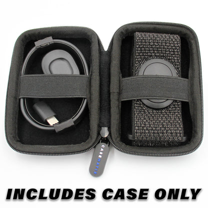 Clip On Carry Case Compatible With Peloton Heart Rate Monitor Armband and Charging Adapter, Includes Case Only