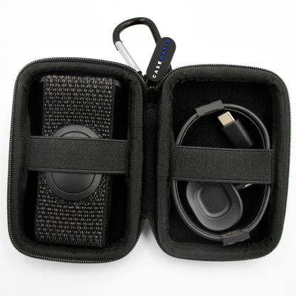 Clip On Carry Case Compatible With Peloton Heart Rate Monitor Armband and Charging Adapter, Includes Case Only