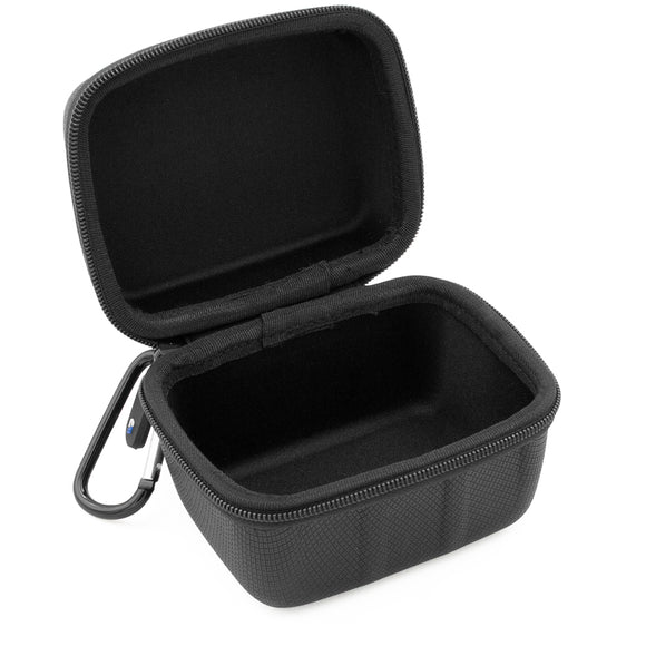 CASEMATIX 4.75" Hard Shell EVA Travel Case with Wrist Strap - Fits Accessories up to 3.75" x 2.75" x 2.5"