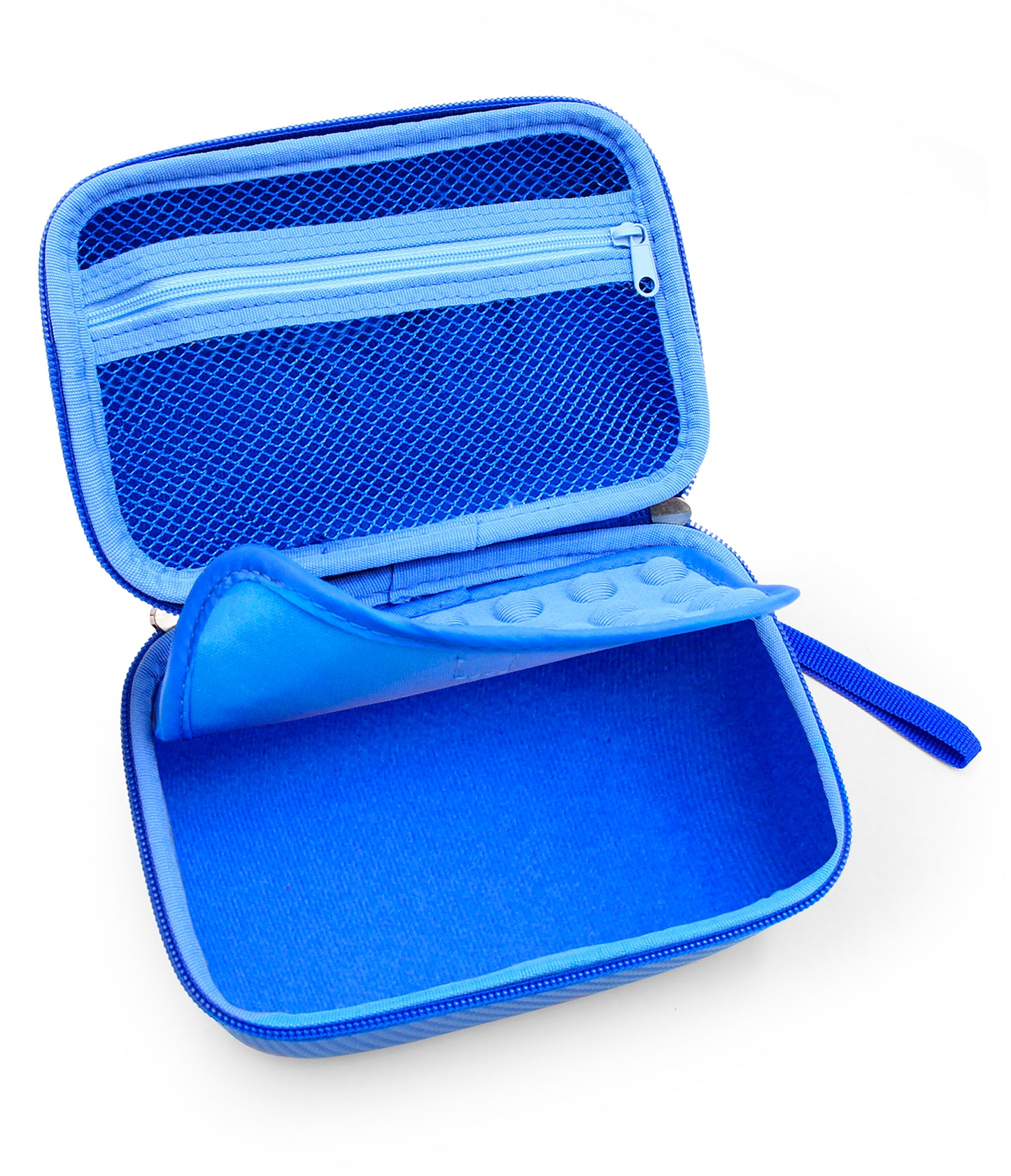 CASEMATIX Blue Toy Case for Boxer Interactive Ai Robot , Includes Toy Box and Felt Bag to Hold Game Activating Feature Cards, Case Only