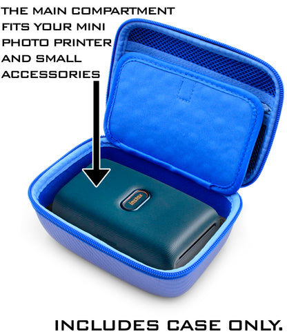 Travel Carrying Case for Fujifilm Instax Mini Link Smartphone Photo Printer and Instant Film, Includes EVA Carry Case Only with Foam
